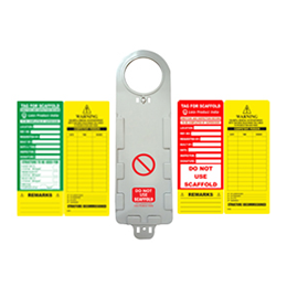 Scaffolding Tag & Tag Holder